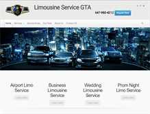 Tablet Screenshot of limoservicegta.com